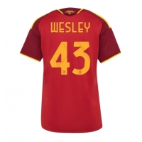 AS Roma Wesley Franca #43 Hemmatröja Dam 2026-27 Kortärmad